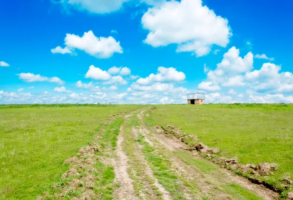 Eski toprak yol — Stok fotoğraf