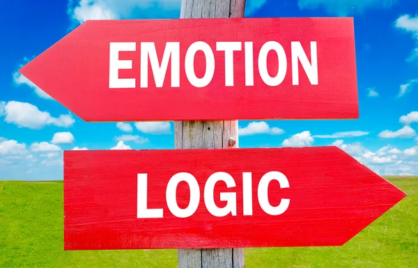 Emotion and logic — Stock Photo, Image