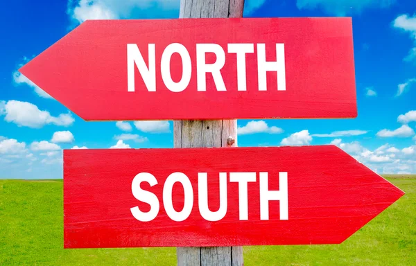 North or south — Stock Photo, Image