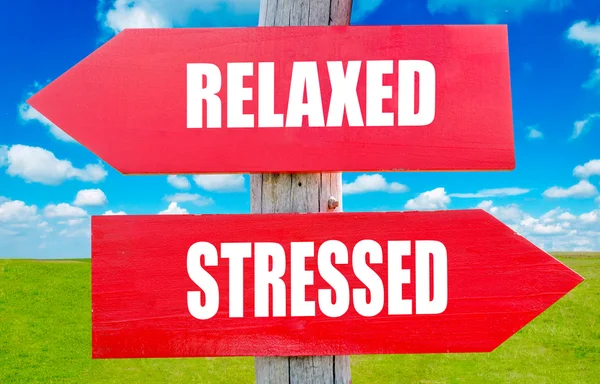 Relaxed or stressed — Stock Photo, Image