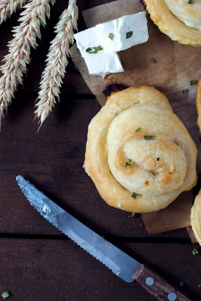 Torta de queijo assado — Fotografia de Stock