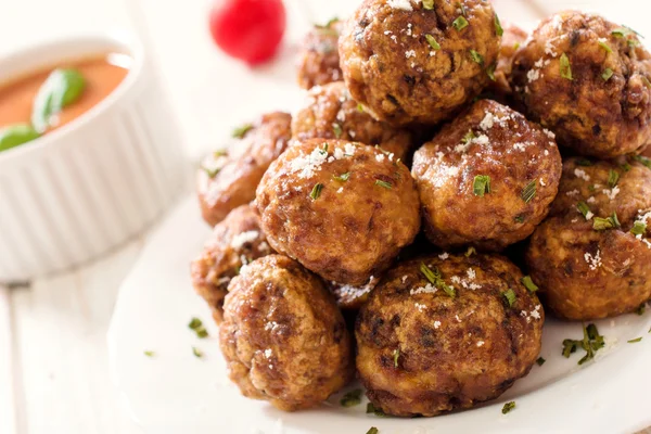 Juicy meatballs