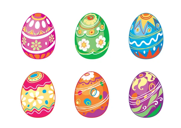 Easter Eggs — Stock Vector