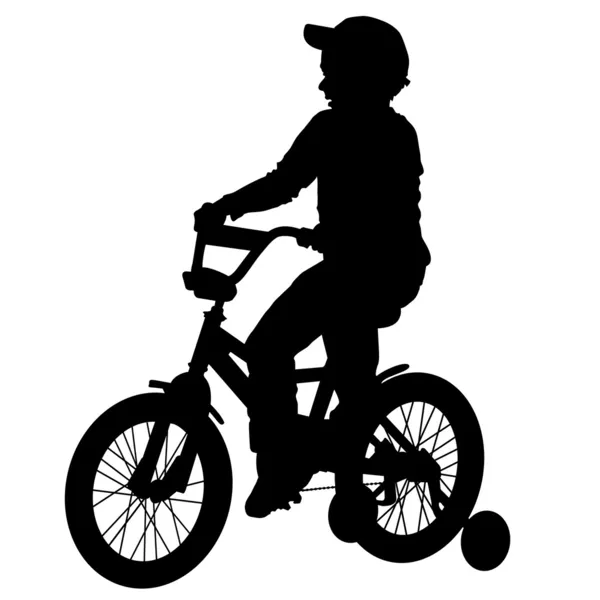 Boy on bike05 — Stock Vector