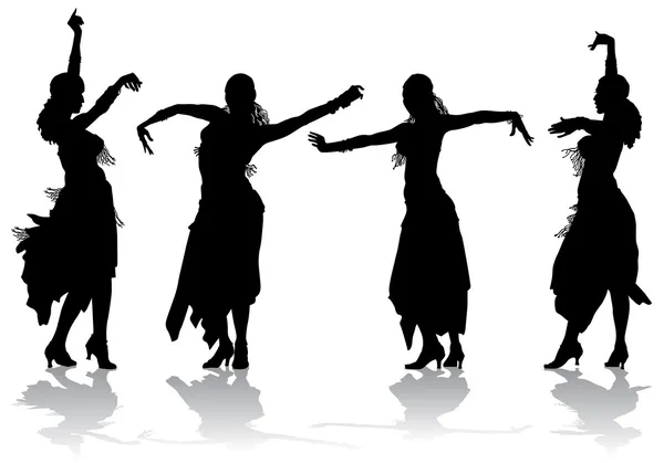 Danza oriental 4 — Archivo Imágenes Vectoriales
