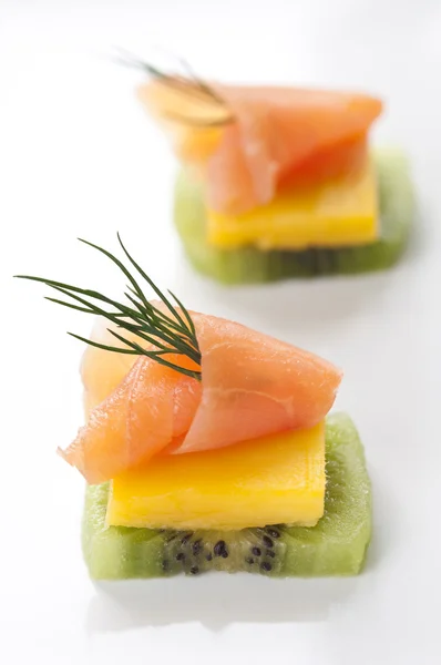 Antipasto di salmone — Foto Stock