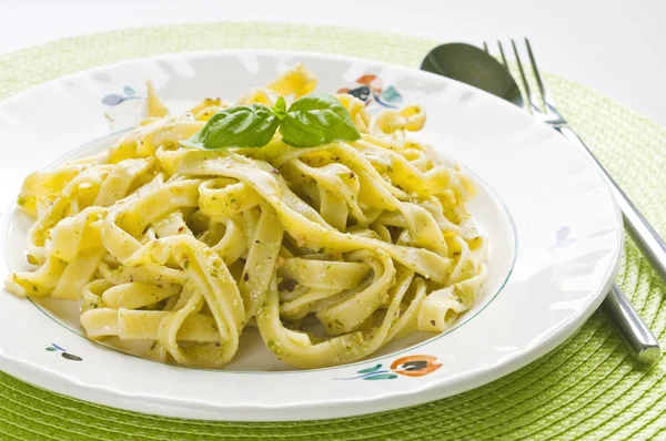 Pesto pasta Stock Picture