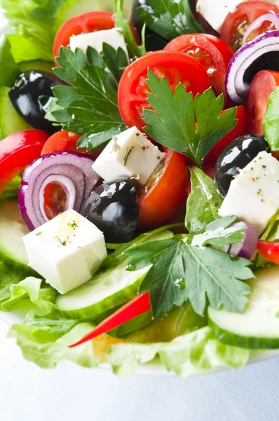 Griechischer Salat — Stockfoto