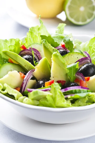 Salat mit Avocado — Stockfoto