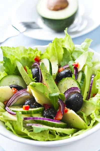 Saláta avokádóval — Stock Fotó