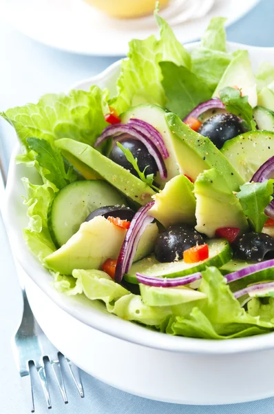 Salade met avocado — Stockfoto