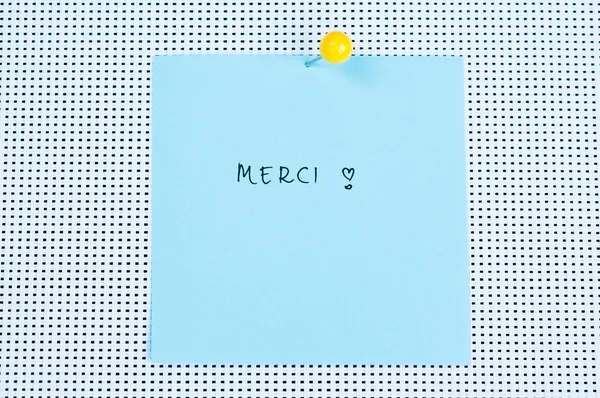 Obrigado "Merci " — Fotografia de Stock