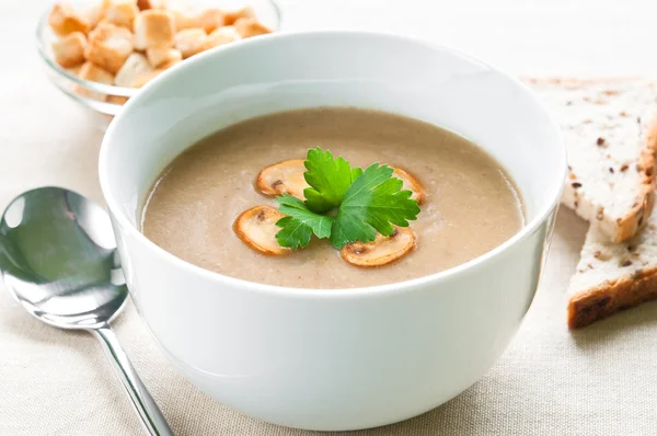 Sopa de cogumelos — Fotografia de Stock