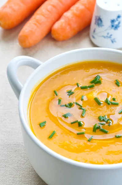 Sopa de zanahoria — Foto de Stock