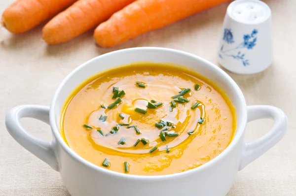 Sopa de zanahoria — Foto de Stock