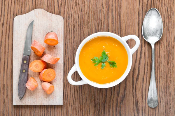 Carrot Soup — Stock Photo, Image