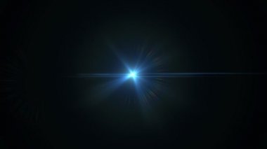 hafif mavi lens flare efekti