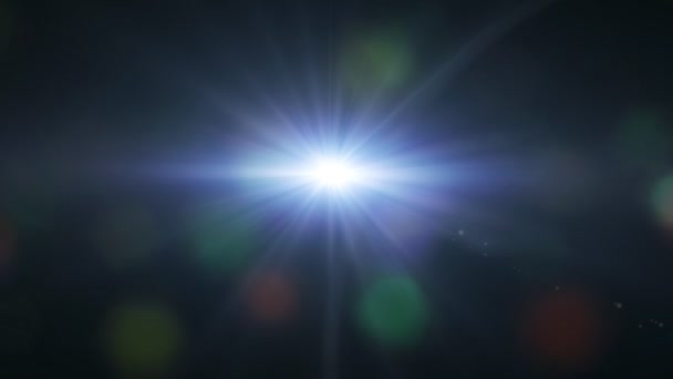 Grand lens Flare hatása — Stock videók