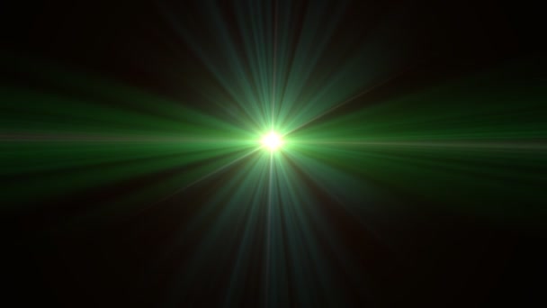 Éclairage vert len flares exposer 