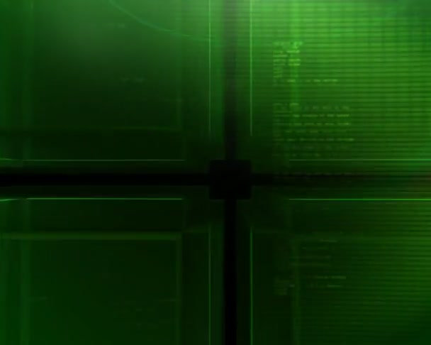 Green Cube Hintergrund Kumpel — Stockvideo