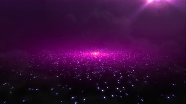 Pink Galaxy motion graphic — Stock Video