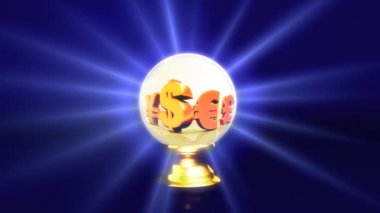 kristal top gelecek dolar işareti