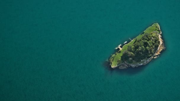 Ilha do Pacífico oceano verde profundo 1 — Vídeo de Stock