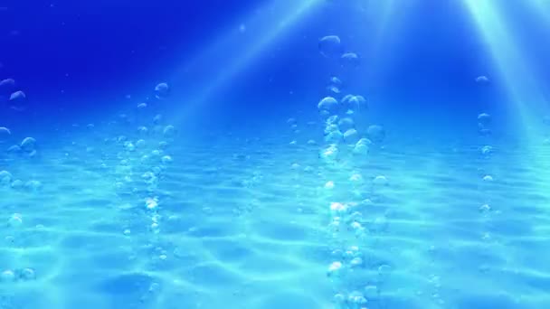 海の泡のアニメーション — ストック動画