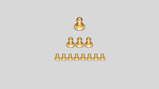 Yellow Msn Human icons — Stock Footage Yellow Msn Human icons Royalty Free Stock Footage