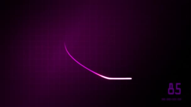 EKG moniteur rouge coeur d'amour 