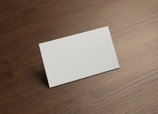 büyük namecard 45 derecelik ahşap stand