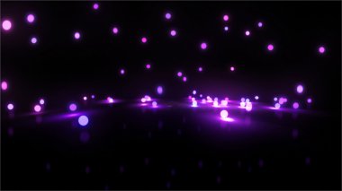 Mor bouncing balls ışık geniş 2