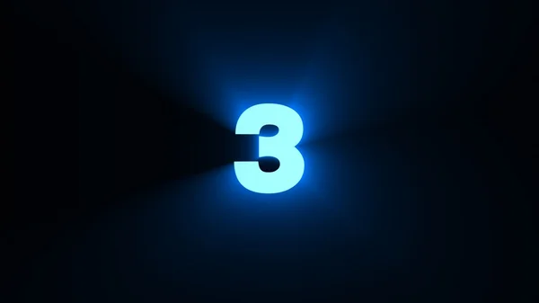 Blue flare 3 — Stock Photo, Image