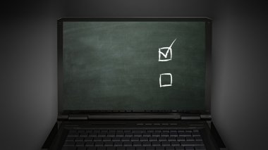 soru formu kutusudur laptop perde ekranı