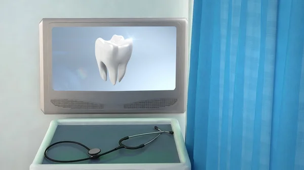 Teeth medical room closeup — Stock Photo, Image