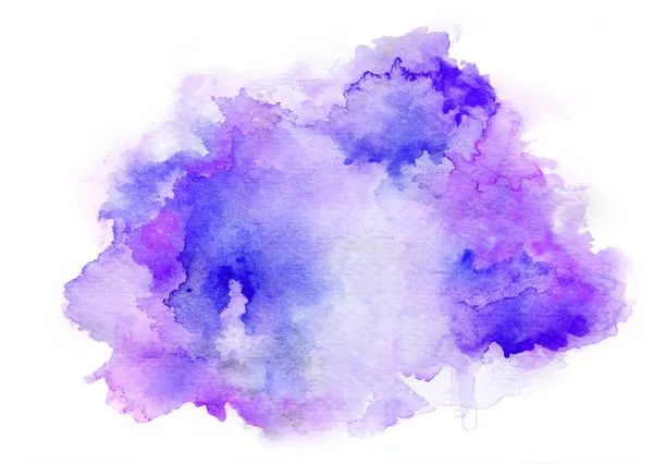 Purple watercolor drawing ink — Stock Photo, Image