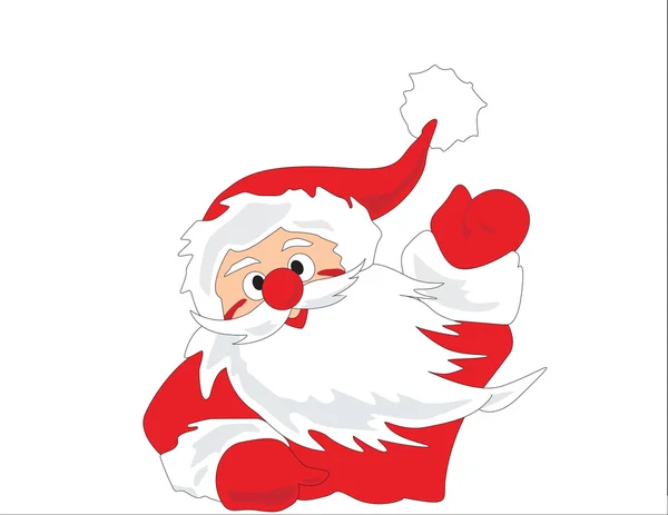 Santa Claus say hello — Stock Photo, Image