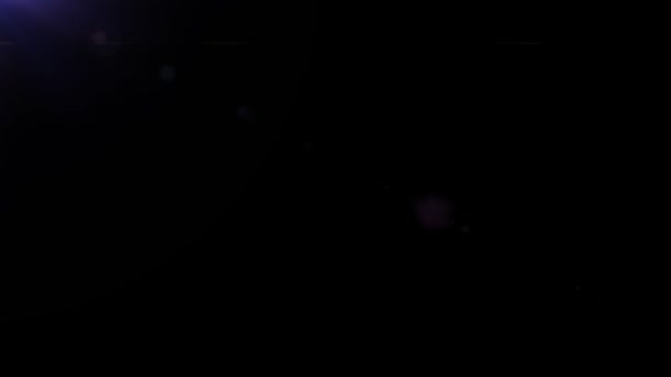 镜头耀斑紫边坡 — 图库视频影像