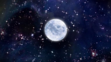 uzayda moon