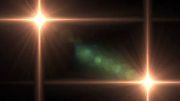 Zuiderkruis lens fakkels sterren gloed 1 — Stockfoto
