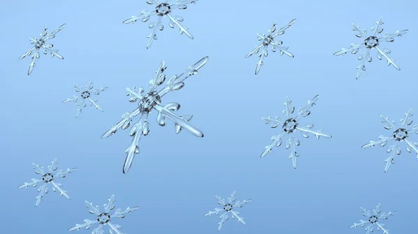 Snowflakes desen arka plan — Stok fotoğraf