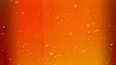 Turuncu bira kabarcıklar