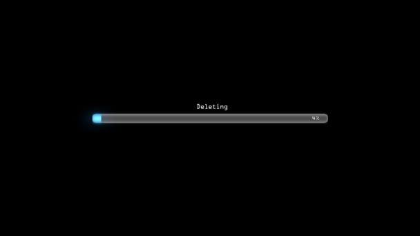 Deleting black — Stock Video