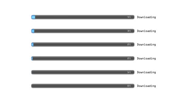 Descarga de blanco — Vídeo de stock