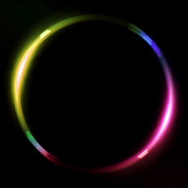 Yüzük lens flare sarı kırmızı