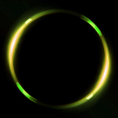 Yüzük lens flare sarı