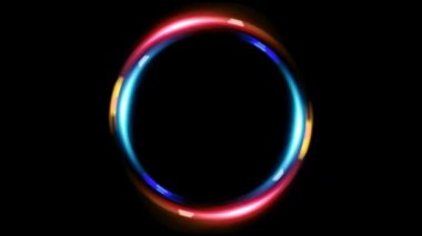 Yüzük lens flare kırmızı ve mavi