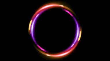 Yüzük lens flare mor ve turuncu