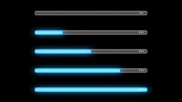 темная полоса процесса
