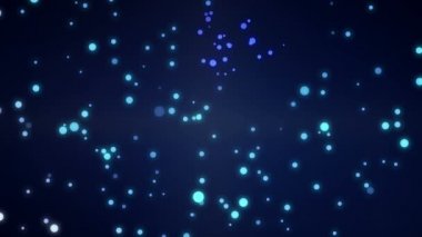 derin mavi daire flare